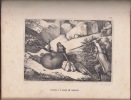 chasse à l'ours en russie lithographie. GALLI J.B.