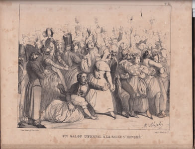 Un galop infernal à la salle St.honoré lithographie