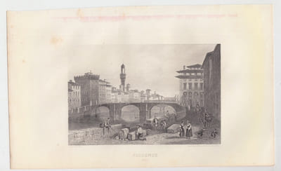 FLORENCE [ ITALIE ] - Eau forte