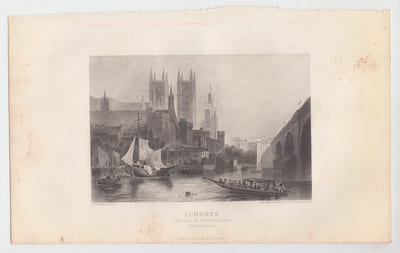 LONDRES Abbaye de WESTMINSTER (Iles britanniques) - Eau forte