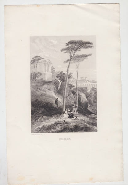 CLISSON Loire Atlantique  Eau forte Gravure XX &eacute;me Grav&eacute;e par ROUARGUE Fr&egrave;res. ROUARGUE Fr&egrave;res