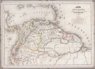Colombie, Guyane, carte. Duvotenay, (Thunot).