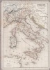 carte de l' ITALIE. VUILLEMIN
