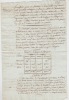 Manuscrit souscription pour la fourniture de froment à l'administration de la Marine. MARINE Manuscrit