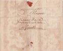 Lettre manuscrite à RAYNAUD general des vivres d'Italie à Grenoble. 