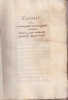 Receuil de pensées détachées - manuscrit original : receuil de diverses pensées tirées de differends auteurs, extrait en partie d'un livre fait par ...