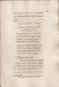 Receuil de pensées détachées - manuscrit original : receuil de diverses pensées tirées de differends auteurs, extrait en partie d'un livre fait par Melchior Espanet en 1700;
