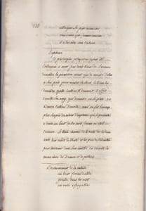 Receuil de pensées détachées - manuscrit original : receuil de diverses pensées tirées de differends auteurs, extrait en partie d'un livre fait par Melchior Espanet en 1700;