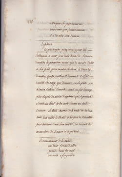 Receuil de pensées détachées - manuscrit original : receuil de diverses pensées tirées de differends auteurs, extrait en partie d'un livre fait par ...