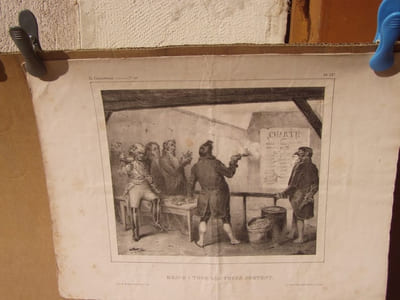 Bravo! Tous les coups portent - Lithographie originale sur Velin blanc.