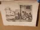 La police tenait le fil du complot - Lithographie originale sur Velin blanc.. Attribué à Desperet ou Desperret, Auguste
