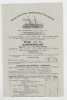 Prospectus voyage navigation DAMPSKIBSFART ROSTOCK . FIELDER & co