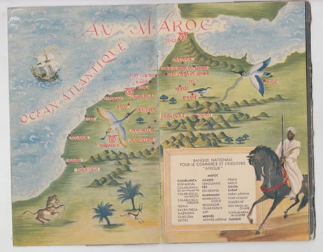 LA BNCI DANS LA FRANCE D'OUTRE-MER - Banque Nationale du Commerce Industrie 1947 - dépliant publicitaire. Banque Nationale du Commerce Industrie