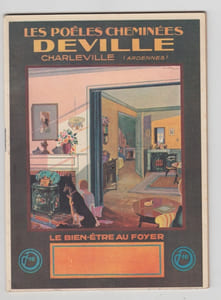 Les poeles cheminées Deville catalogue cheminées Deville, 1927