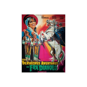 Affiche originale -LES DERNIERES AVENTURES DE FRA' DIAVOLO -120/160.- Affiche Cinéma / Movie Poster