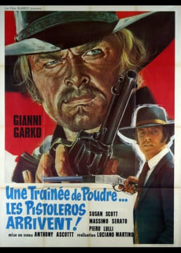 UNE TRAINEE DE POUDRE - LES PISTOLEROS ARRIVENT -Affiche originale - affiche MOVIE POSTER cinema Broadside . Affiche MOVIE POSTER cinema Broadside 