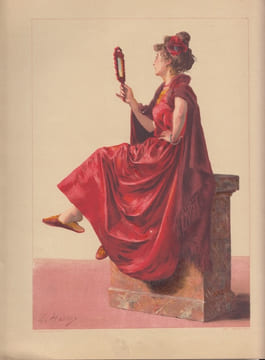 Premières études de peinture à l'huile : le mélange des couleurs enseigné par l'exemple.cahiers fascicule séparés ; Rouge . HAREUX (E.)