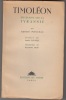 TIMOLEON. Réflexions sur la Tyrannie. Préface de Louis Lavelle. Introduction de Raymond Aron.. PONCEAU (Amédée).