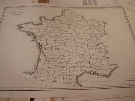 ALBUM DE 27 planches Cours d'Astronomie. Ecole Polytechnique. Portefeuille des élèves. vers 1880. Ecole Polytechnique.Faye, Hervé, - Richard, Edmond,