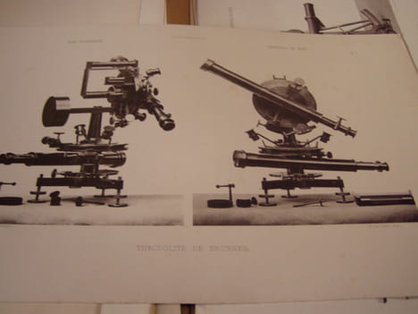 ALBUM DE 27 planches Cours d'Astronomie. Ecole Polytechnique. Portefeuille des élèves. vers 1880. Ecole Polytechnique.Faye, Hervé, - Richard, Edmond,
