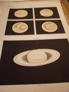 ALBUM DE 27 planches Cours d'Astronomie. Ecole Polytechnique. Portefeuille des élèves. vers 1880. Ecole Polytechnique.Faye, Hervé, - Richard, Edmond,