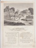 FABLE LES DEUX MULETS GRAVURE authentique-original print Edition Taille Douce. Jean De LA FONTAINE