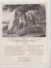 FABLE  LA MORT ET LE BUCHERON  - GRAVURE authentique-original print Edition Taille Douce. Jean De LA FONTAINE