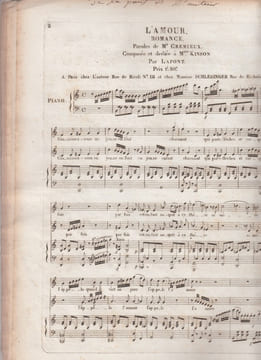 l'AMOUR romance. Charles Philippe Lafont (1781-1839)