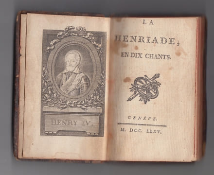 La Henriade, en dix chants.. [VOLTAIRE François-Marie Arouet de]: 