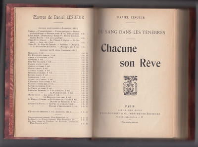du sang dans les ténèbres - Chacune son rêve