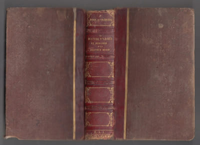 Alexandre Dumas Le maître d'armes.Paris : Michel Lévy frères, libraires-éditeurs, 1848.312 pages relié avec Tourghenief (Tourgueneff) (Tourgueniev) Mémoires d'un Seigneur Russe ou Tableau de la situation actuelle des nobles et des paysans dans les provinces russes (« Récit d'un chasseur » ou « Mémoires d'un chasseur ») - ÉDITION ORIGINALE française