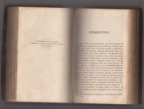 Alexandre Dumas Le maître d'armes.Paris : Michel Lévy frères, libraires-éditeurs, 1848.312 pages relié avec Tourghenief (Tourgueneff) (Tourgueniev) ...