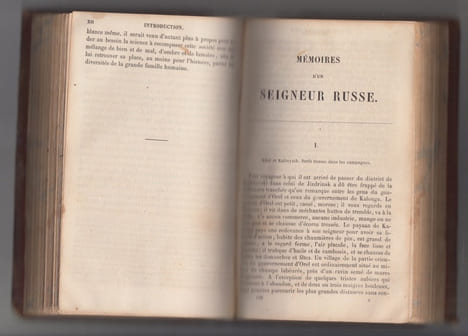 Alexandre Dumas Le maître d'armes.Paris : Michel Lévy frères, libraires-éditeurs, 1848.312 pages relié avec Tourghenief (Tourgueneff) (Tourgueniev) ...