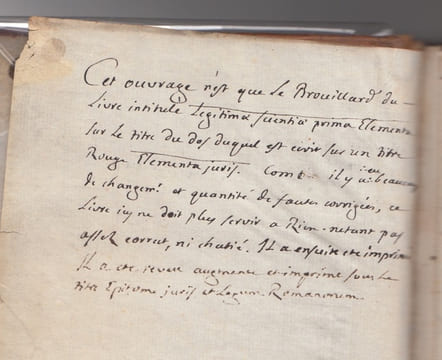 Digestorum codicis praecipuis compendium juxta seriem librorum BROUILLON/ Brouillard de Epitome juris et legum romanarum frequentioris usus, juxta ...