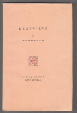 Geneviève. LEMARCHAND Jacques