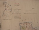 Carte du canton de DANGE  dressé à l'échelle de 1/40 000, par M. C. Grange, agent-voyer en chef du département, extrait de  l' Atlas général de la ...