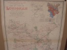 Carte du canton de LUSIGNAN dressé à l'échelle de 1/40 000, par M. C. Grange, agent-voyer en chef du département, extrait de  l' Atlas général de la ...
