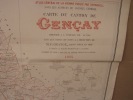 Carte du canton de GENCEY dressé à l'échelle de 1/40 000, par M. C. Grange, agent-voyer en chef du département, extrait de  l' Atlas général de la ...