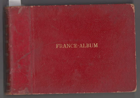 Fort ALBUM titré FRANCE - ALBUM Paniconographie de la France.- collection de vues pittoresques, illustration de la France par arrondissement : ...