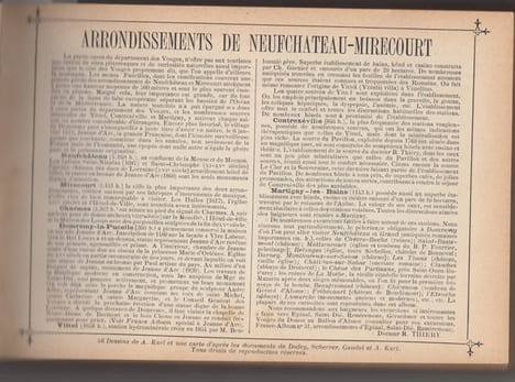 Fort ALBUM titré FRANCE - ALBUM Paniconographie de la France.- collection de vues pittoresques, illustration de la France par arrondissement : ...