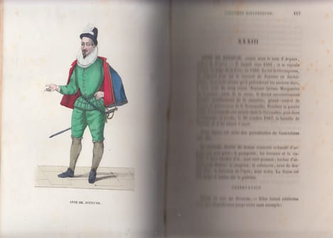 Costumes historiques de la France d'apres les monuments les plus authentiques, statues, bas-reliefs, tombeaux, sceaux, monnaies, peintures à fresque, ...