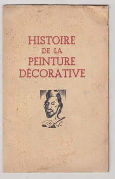 Histoire de la peinture décorative, plaquette publicitaire pour les couleurs Ceracolor des Etablissements J. M. Paillard, mises au point en 1957.. ...