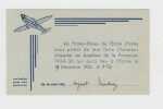 Invitation nominative bapteme Promotion 1934- 36. ECOLE PILOTES D' ISTRES