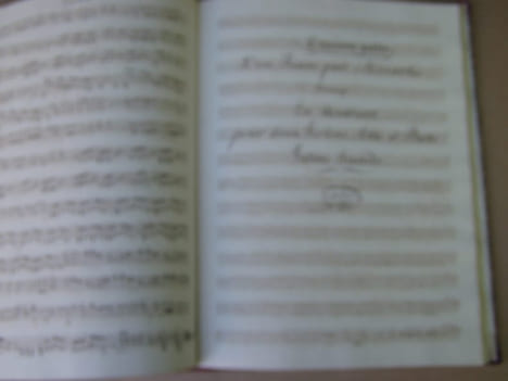GUIBAL V.- Receuil de Partitions manuscrites pour violino secondo non paginé, arrangé en quatuor pour 2 violons alto et basse , partie violino ...