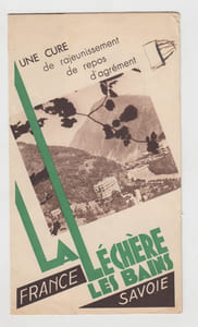 LA LECHERE - LES - BAINS ( SAVOIE).- une cure ...