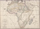 AFRIQUE  1816 - Carte géographique. Lapie, Pierre