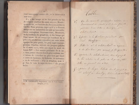 MELANGES : De la nouvelle proposition relative au bannissement de Charles X et de,sa famille. , ou suite de mon dérnier écrit : de la Réstauration et ...