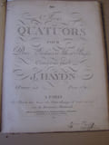 Trois quatuors : pour deux violon.... HAYDN ( Franz Joseph) Trois quatuors o...