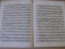 Trois quatuors : pour deux violons, alto et basse : oeuvre 55. HAYDN ( Franz Joseph) Trois quatuors oeuvre 55