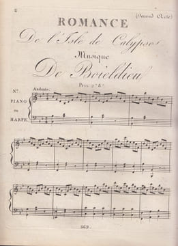 L'isle de Calypso grand opera dedie a Son Excellence M.r de Narischkin grand chambellan de S.M. l'Empereur de Russie, conseiller prive actuel, ...